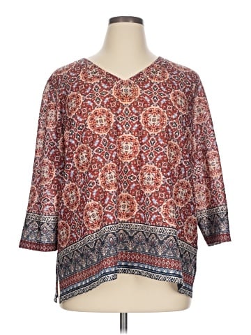 Alfred Dunner 3/4 Sleeve Blouse (view 1)