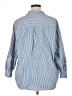 Old Navy Stripes Blue Long Sleeve Button-Down Shirt Size XL - photo 2