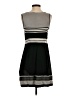 Max Studio 100% Polyester Graphic Black Casual Dress Size S - photo 2