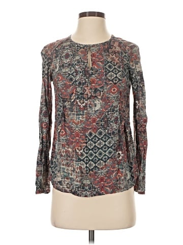 Ecru Long Sleeve Top (view 1)