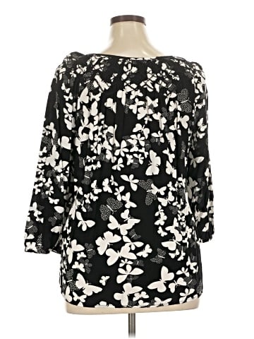 Talbots 3/4 Sleeve Blouse (view 2)