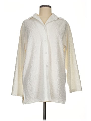 Diane von Furstenberg Long Sleeve Button-Down Shirt (view 1)