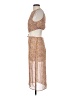 Le Lis 100% Polyester Paisley Tan Casual Dress Size S - photo 5