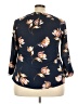 Daniel Rainn 100% Polyester Blue 3/4 Sleeve Blouse Size XXL - photo 2