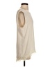 Tildon 100% Polyester Ivory Sleeveless Blouse Size XS - photo 4