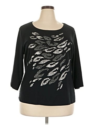 Karen Scott 3/4 Sleeve T-Shirt (view 1)