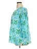 Talbots 100% Cotton Teal 3/4 Sleeve Blouse Size XL - photo 5