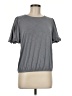 Green Envelope Gray Short Sleeve Top Size M - photo 1