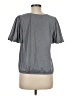 Green Envelope Gray Short Sleeve Top Size M - photo 2