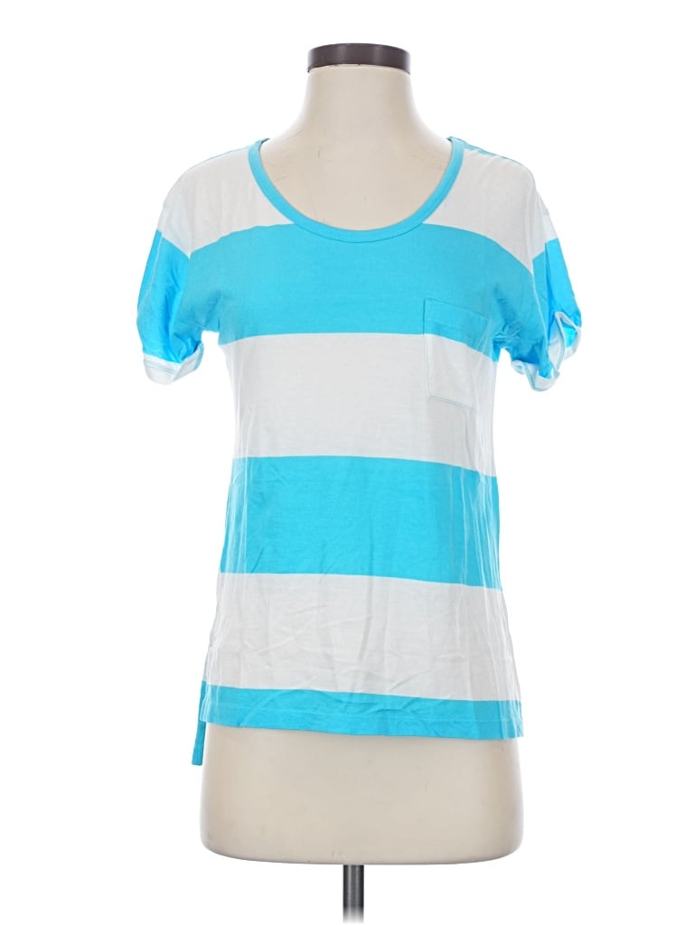 Pre-owned Jcpenney Short Sleeve T-shirt In Blue