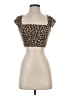 Gaze Brown Short Sleeve Top Size XS - photo 1