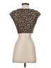 Gaze Brown Short Sleeve Top Size XS - photo 2