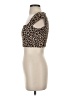 Gaze Brown Short Sleeve Top Size XS - photo 5