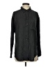Athleta Chevron-herringbone Black Long Sleeve Button-Down Shirt Size XXS - photo 1