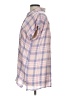 Rails Plaid Pink Short Sleeve Blouse Size L - photo 5