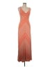 Bebe Chevron-herringbone Orange Casual Dress Size M - photo 1