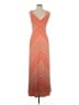 Bebe Chevron-herringbone Orange Casual Dress Size M - photo 2