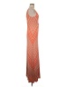 Bebe Chevron-herringbone Orange Casual Dress Size M - photo 4