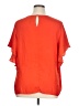 Left Coast by Dolan 100% Polyester Orange Short Sleeve Blouse Size XL - photo 2