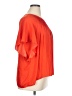 Left Coast by Dolan 100% Polyester Orange Short Sleeve Blouse Size XL - photo 4
