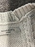 ALLSAINTS Chevron-herringbone Gray Pullover Sweater Size S - photo 7