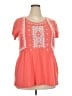 Style&Co Orange Short Sleeve T-Shirt Size 2X - photo 1