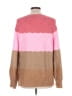 Talbots Outlet Color Block Pink Pullover Sweater Size L - photo 2