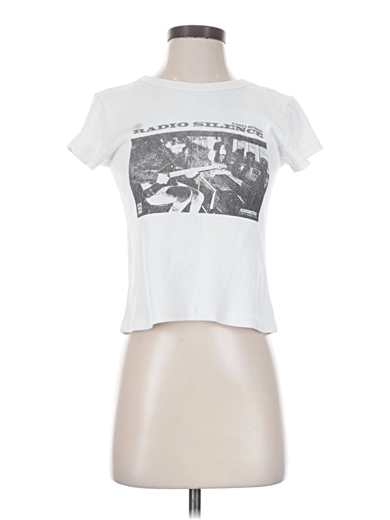 Pre-owned John Galt Short Sleeve T-shirt In White