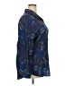 Just My Size 100% Polyester Paisley Blue 3/4 Sleeve Blouse Size 2X Plus - photo 4