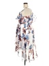 Lane Bryant 100% Polyester Floral Blue Cocktail Dress Size 20 - photo 5