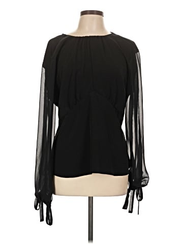 Topshop Long Sleeve Blouse (view 1)