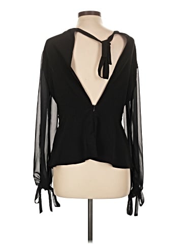 Topshop Long Sleeve Blouse (view 2)