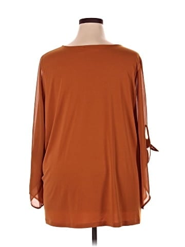 Susan Graver 3/4 Sleeve Top (view 2)