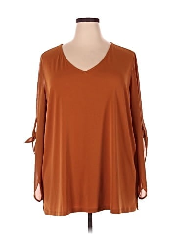 Susan Graver 3/4 Sleeve Top (view 1)