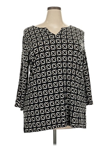 Liz Claiborne Long Sleeve Blouse (view 1)