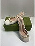 Gucci 100% Leather Ivory Slingback Pumps Size EU (IT) 40 / US 10 - photo 6