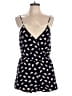 Zinga 100% Rayon Hearts Black Romper Size L - photo 1