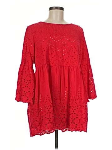Cal Style 3/4 Sleeve Blouse (view 1)