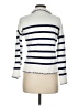 T Tahari Stripes White Pullover Sweater Size M - photo 2