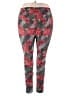 Lularoe Print Red Active Pants Size 2X (TC2) - photo 1