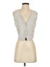 Jason Wu Solid Gray Ivory Vest Size S - photo 1
