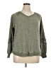 Democracy Gray Long Sleeve Top Size 1X - photo 1