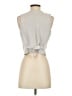 Jason Wu Solid Gray Ivory Vest Size S - photo 2
