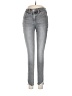 Express Hearts Gray Jeans Size 0 - photo 1