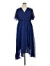 BLOOMCHIC 100% Polyester Blue Casual Dress Size 14 - 16 - photo 1