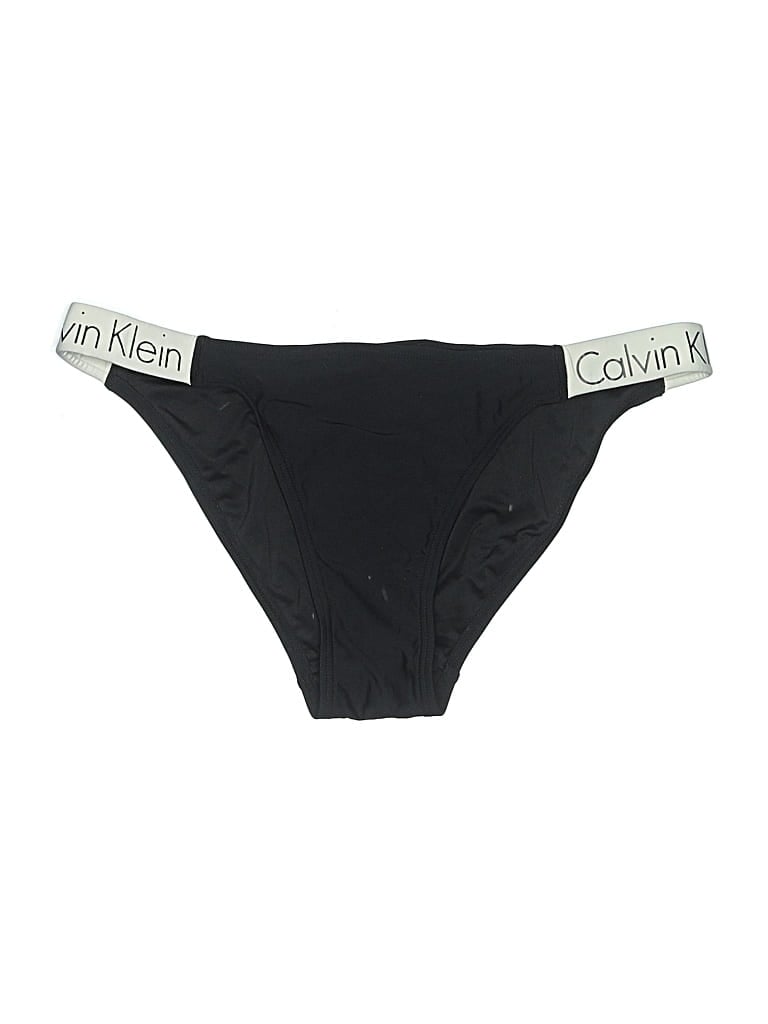 Pre-owned Calvin Klein Swimsuit Bottoms In Black