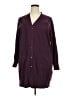 D&Co. Burgundy Cardigan Size 2X - photo 1