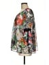 Joseph Ribkoff 100% Polyester Floral Multi Color Gray 3/4 Sleeve Blouse Size 8 - photo 5