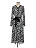 Talbots Print Black Casual Dress Size 2 - photo 1