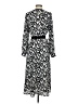 Talbots Print Black Casual Dress Size 2 - photo 2